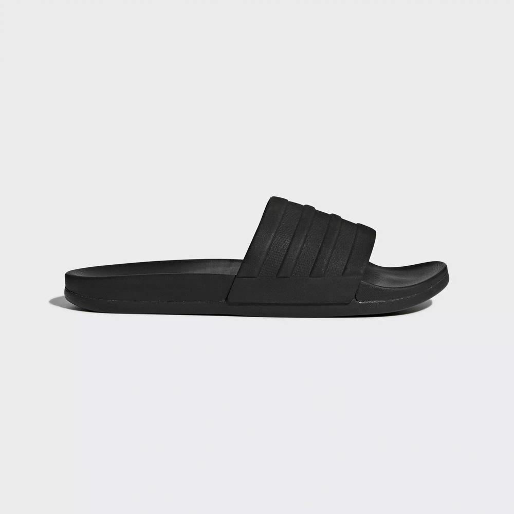 Adidas Adilette Cloudfoam Plus Mono Chanclas Negros Para Hombre (MX-27539)
